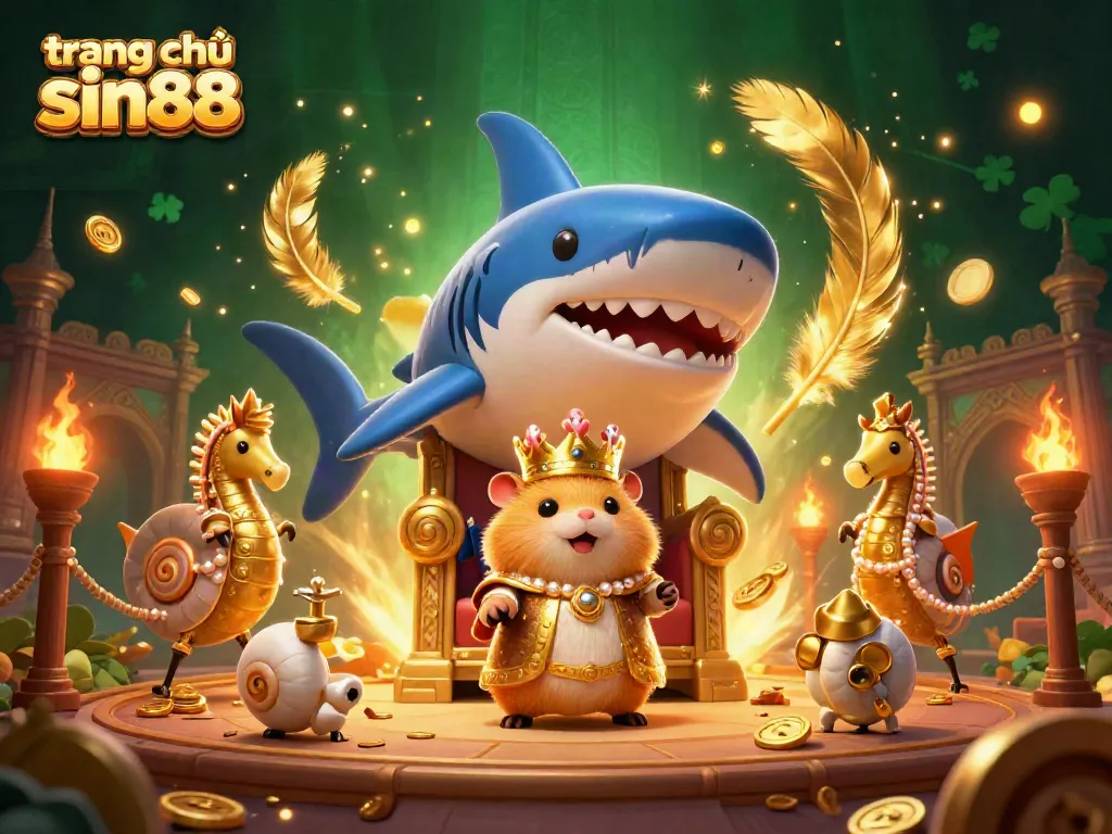 Experience thrilling gameplay at trang chủ sin88 with vibrant casino characters in a 3D illustration.