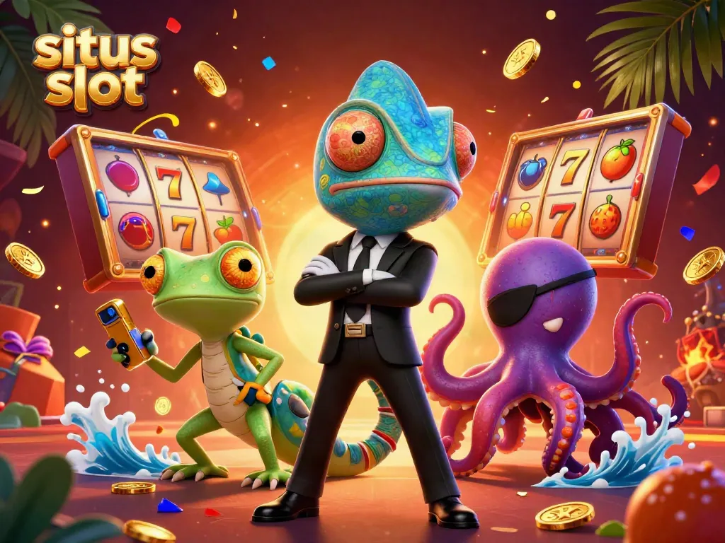 Menangkan jackpot di situs slot dengan chameleon rahasia dan teman-geco cerdas!