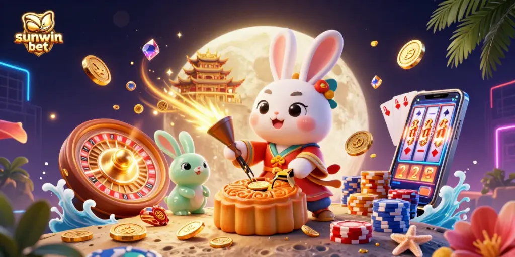 Engage with sunwin bet as the moon rabbit plays on casino themes rich in immersive, vibrant detail.