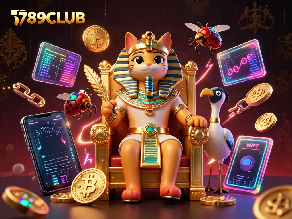 Spin the reels with 789CLUB as Egyptian pharaohs oversee thrilling casino action!